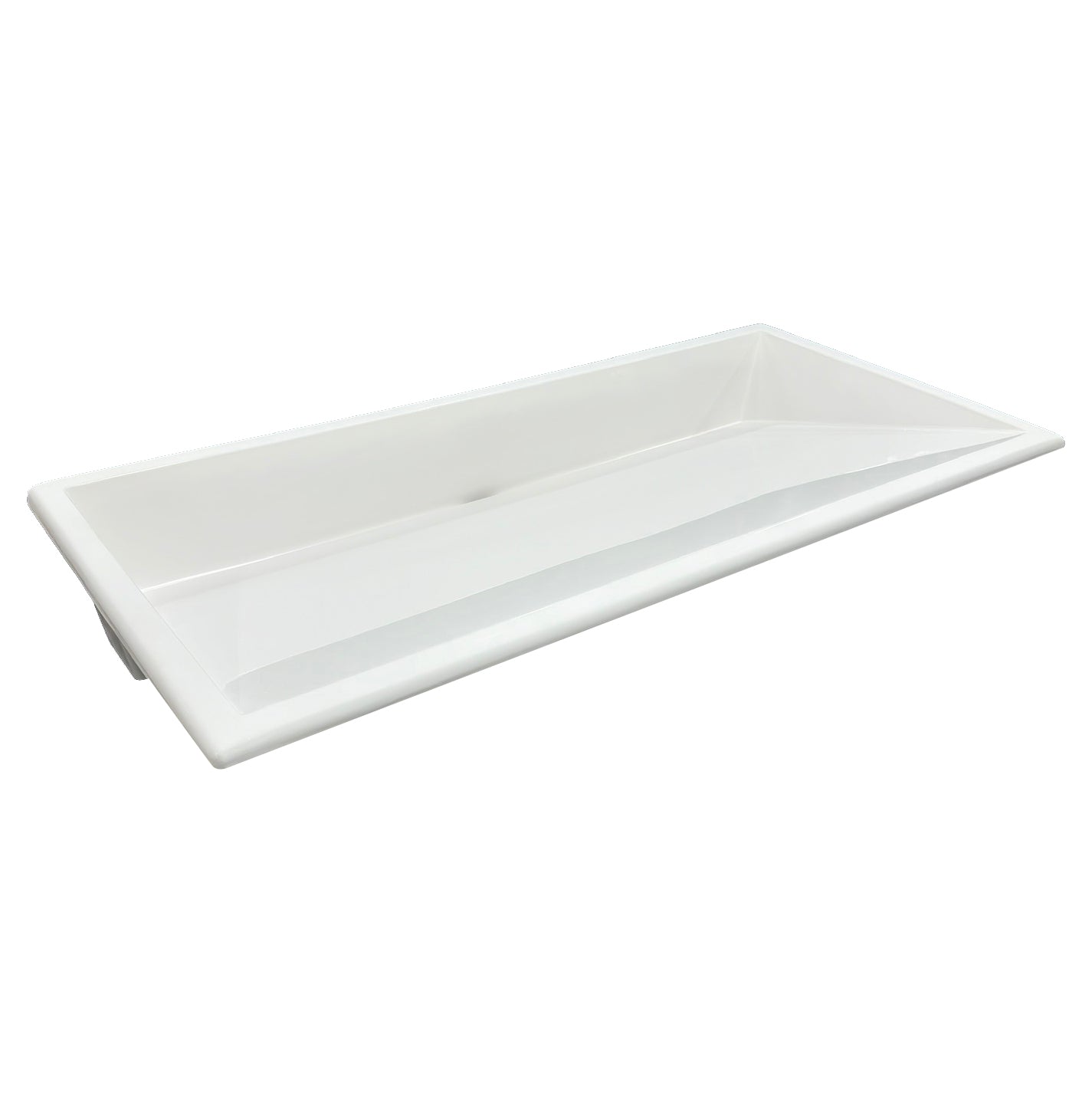 Undermount Ramp 30 Sink White Gloss