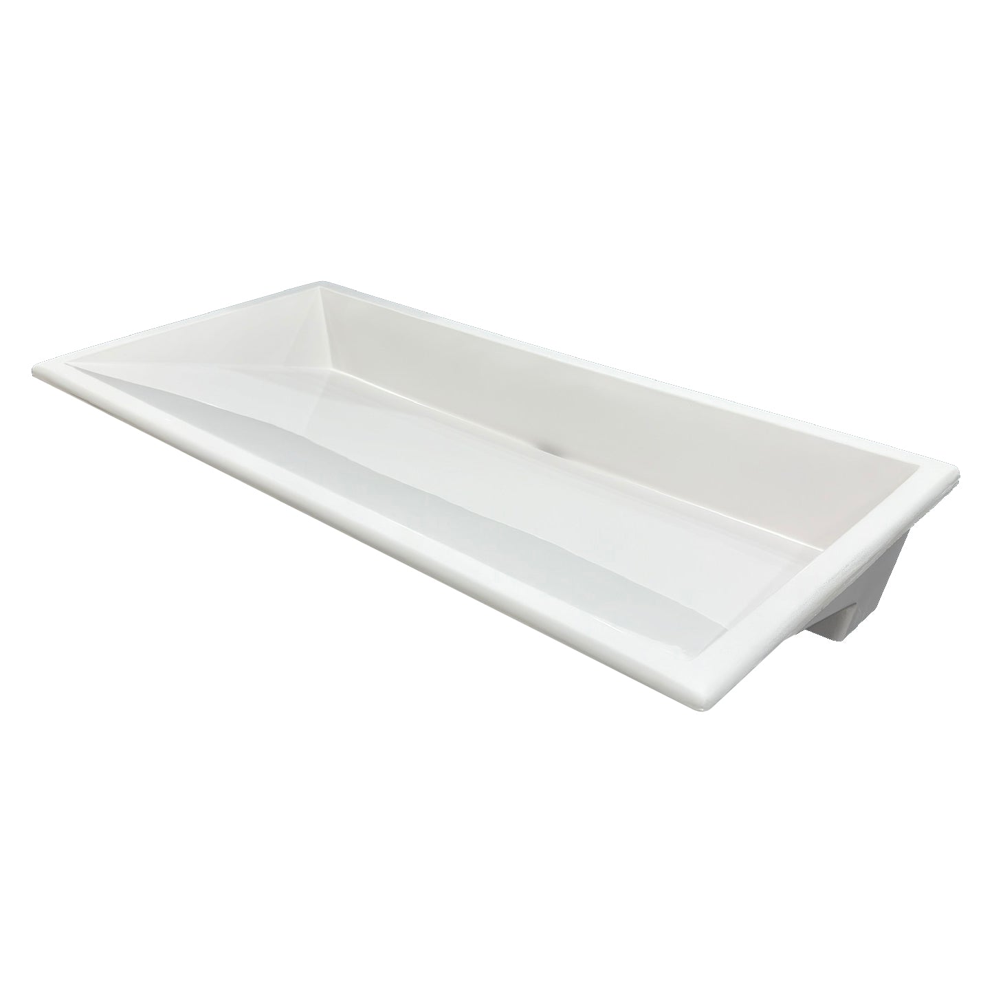 Undermount Ramp 30 Sink White Gloss