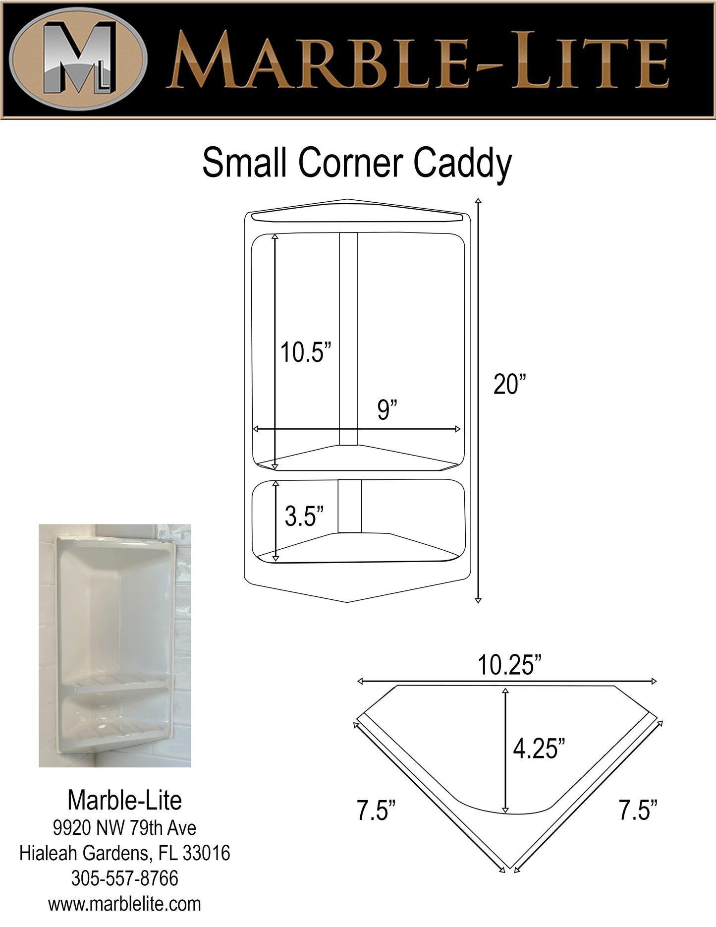 Small Corner Caddy