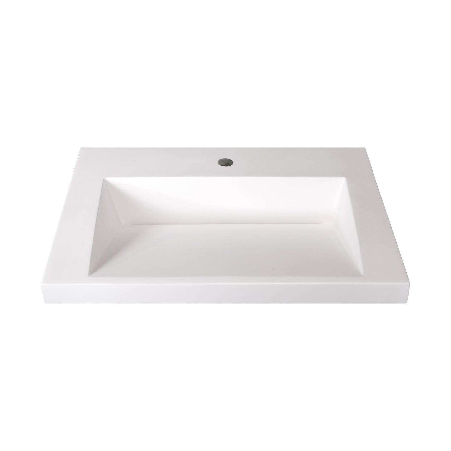 Ramp Sink Vessel Top 25" x 19" x 2" White