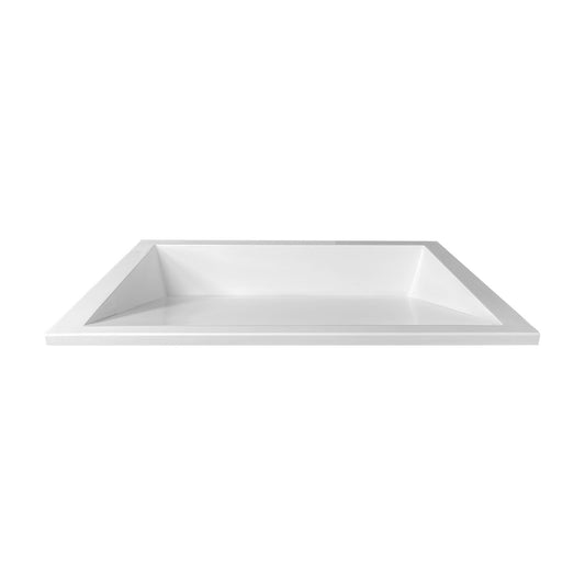 Undermount Ramp Sink White Gloss