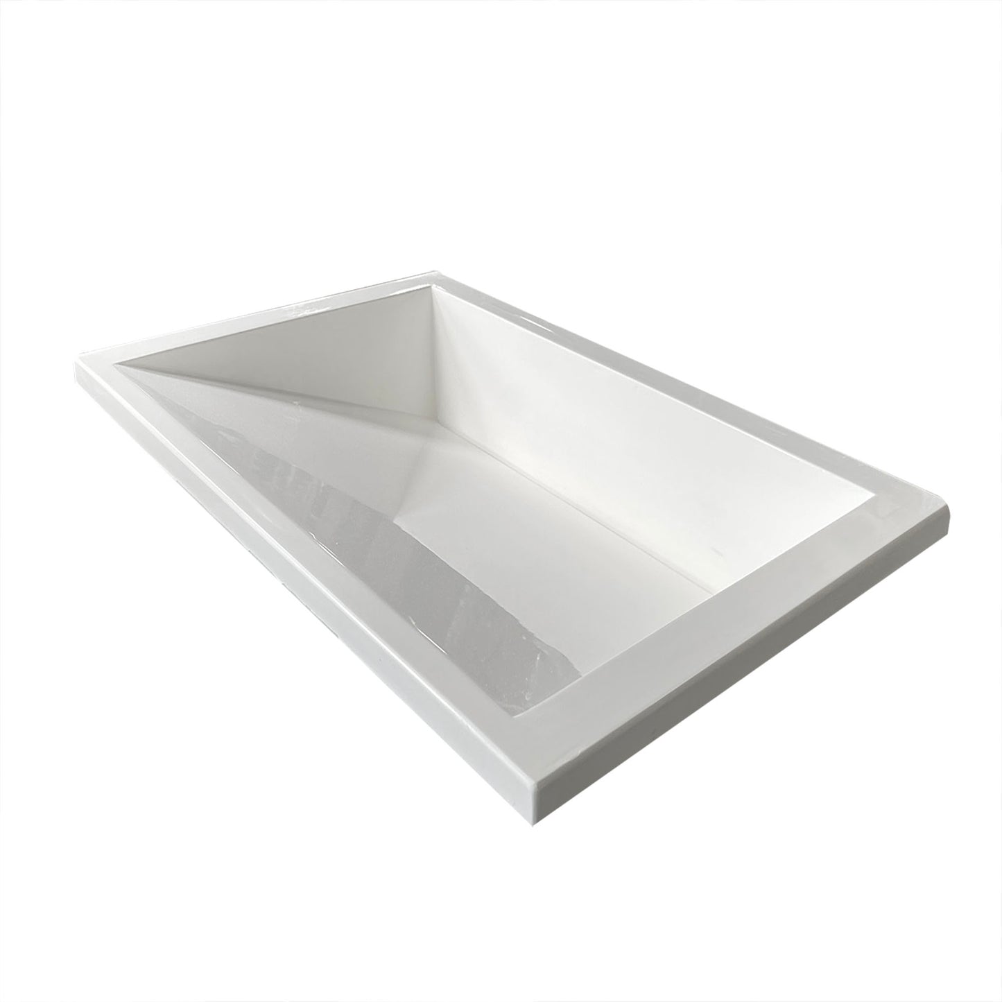 Undermount Ramp Sink White Gloss